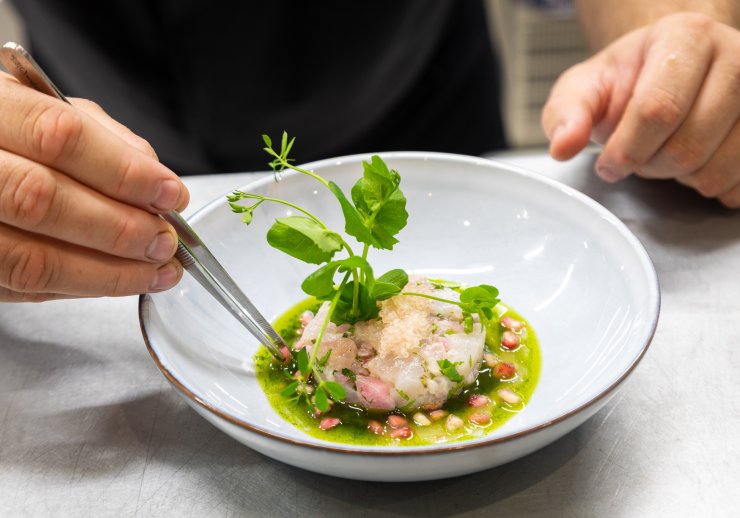 Menu dégustation en 6 services haut de gamme