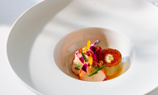 Menu gastronomique RENE LALIQUE en 8 plats