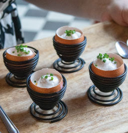 Oeuf cocotte en trompe l'oeil