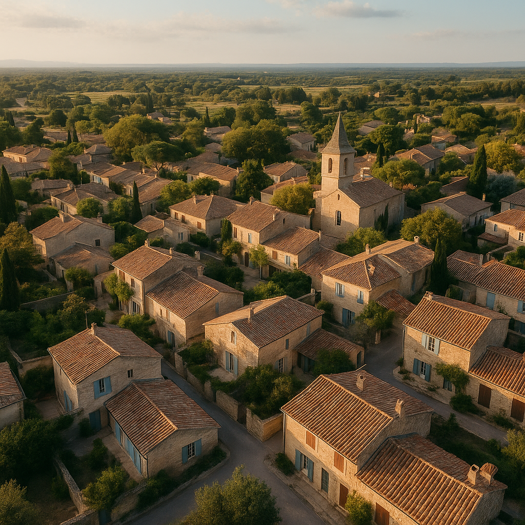 Vue de Paradou